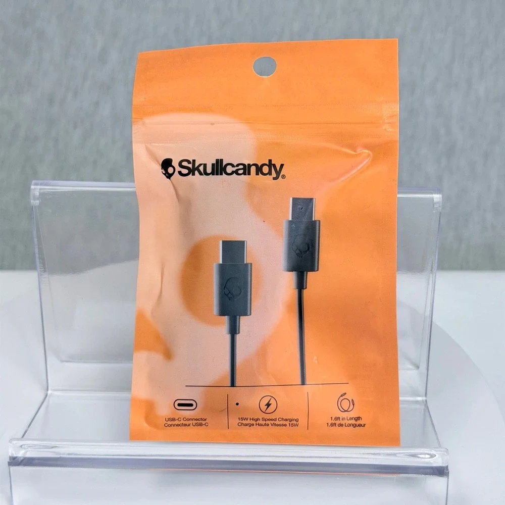 Skullcandy USB-C Cable 1.6ft 15W & 2-in-1 Type-C to Dual HDMI Adapter 4K Bundle